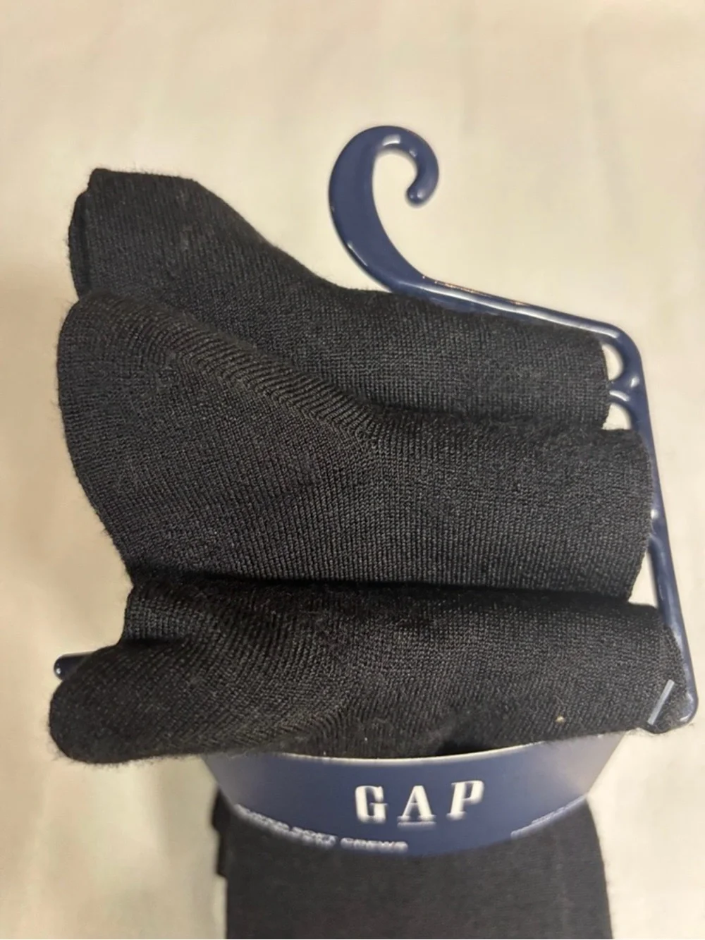 New Gap Socks Men’s 3 Pair Black Super Soft Crews Business Casual Dress Preppy